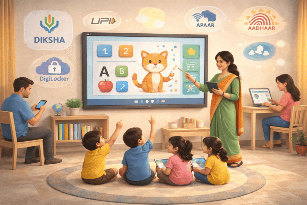 Digital India Starts in the Preparatory Classroom