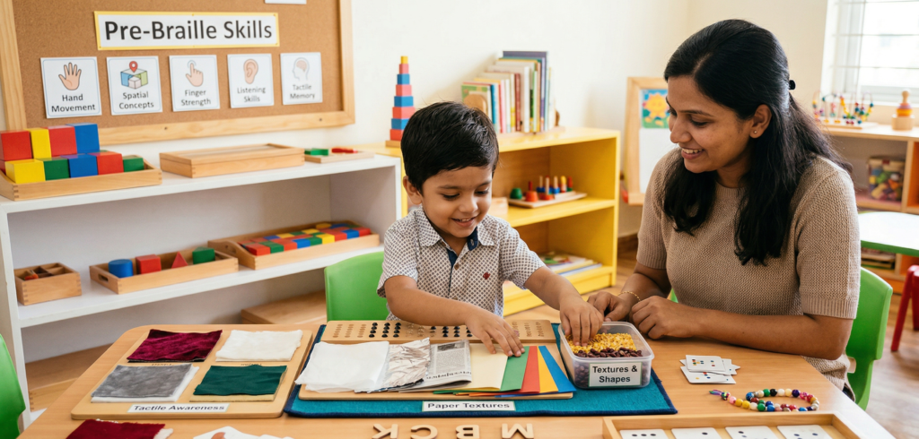Pre-Braille Skills for Kids