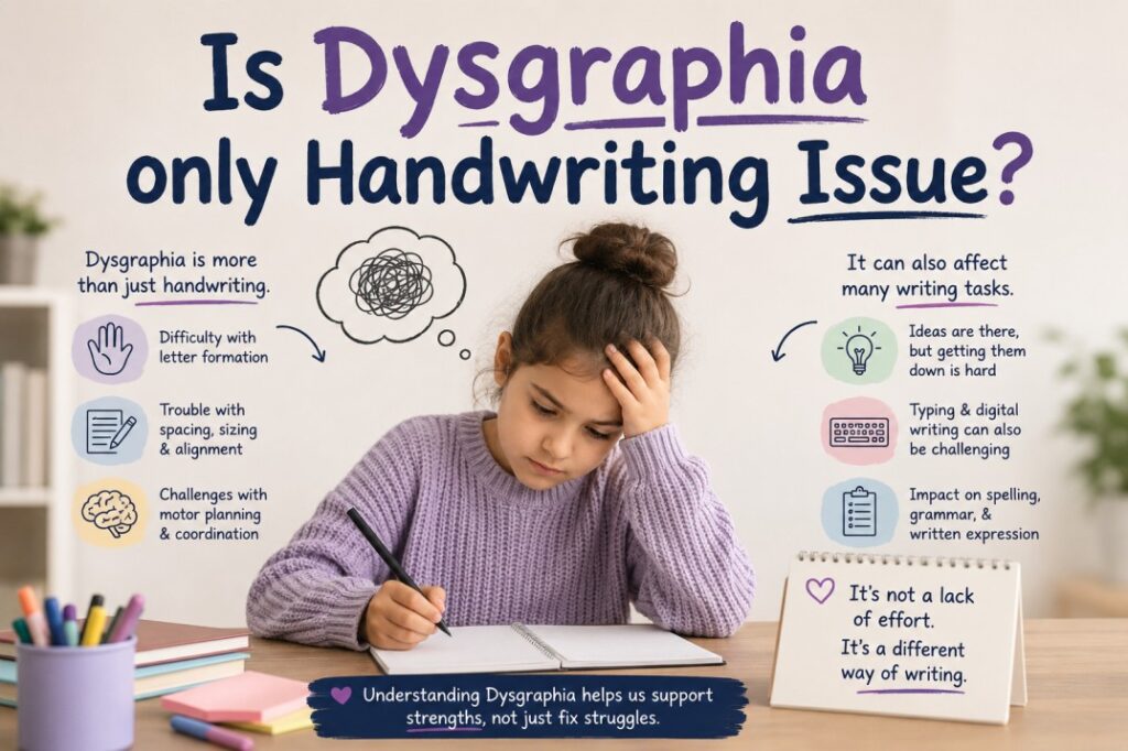 Is Dysgraphia only Handwriting Issue?